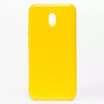 Чехол-накладка - SC158 для смартфона Xiaomi Redmi 8A, силикон, желтый (112340)