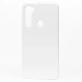 Чехол-накладка - SC158 для смартфона Xiaomi Redmi Note 8, силикон, белый (112348)