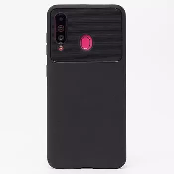 Чехол-накладка SC163 для смартфона Samsung SM-A606/SM-M405 Galaxy A60/Galaxy M40, силикон, черный (108836)