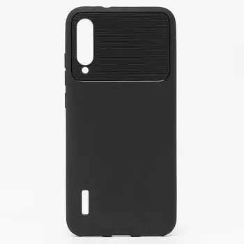 Чехол-накладка SC163 для смартфона Xiaomi Mi A3/Mi 7X/CC9E, силикон, черный (108856)