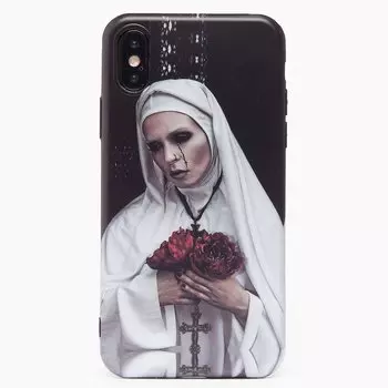 Чехол-накладка SC170 для смартфона Apple iPhone X/XS, силикон, черный 008 (111078)