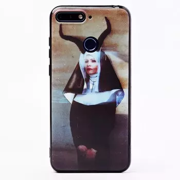 Чехол-накладка SC170 для смартфона Huawei Honor 7A Pro/Honor 7C, силикон, рисунок (111127)