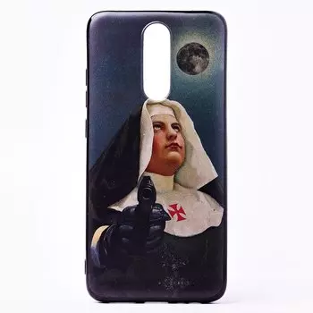 Чехол-накладка SC170 для смартфона Xiaomi Xiaomi Redmi 8, силикон/пластик, принт 002 (111288)