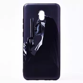 Чехол-накладка SC170 для смартфона Xiaomi Xiaomi Redmi 8A, силикон/стекло, принт 007 (111302)