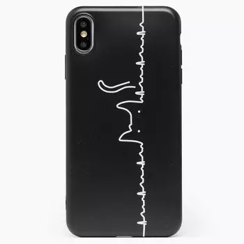 Чехол-накладка SC174 для смартфона Apple iPhone XS Max, силикон, рисунок 012 (112541)