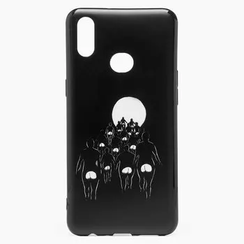 Чехол-накладка SC174 для смартфона Samsung SM-A107 Galaxy A10s, силикон, рисунок 001 (112639)