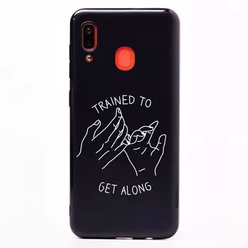 Чехол-накладка SC174 для смартфона Samsung SM-A205 Galaxy A20/SM-A305 Galaxy A30, силикон, рисунок 013 (112664)