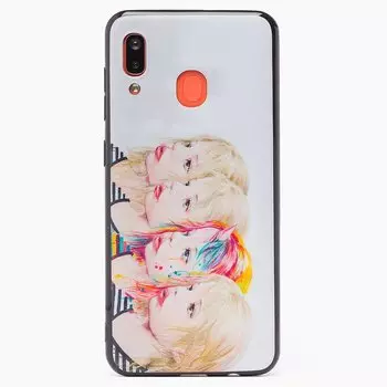 Чехол-накладка SC175 для смартфона Samsung SM-A205 Galaxy A20/SM-A305 Galaxy A30, рисунок 009 (113287)