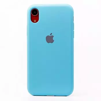 Чехол-накладка - SC176 для смартфона Apple iPhone XR, силикон, небесно-голубой (113440)