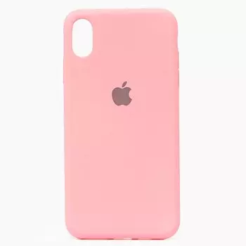 Чехол-накладка SC176 для смартфона Apple iPhone XS Max, силикон, песочно-розовый (113445)