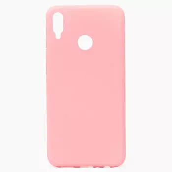 Чехол-накладка - SC176 для смартфона Huawei Honor 8X/8X Premium, силикон, песочно-розовый (113493)