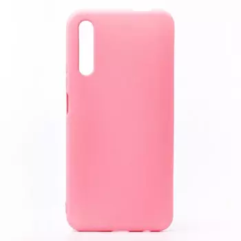 Чехол-накладка SC176 для смартфона Huawei P Smart Pro/Honor 9X Pro/Y9s, силикон, песочно-розовый (113517)