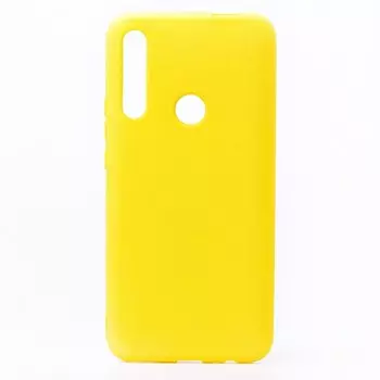 Чехол-накладка SC176 для смартфона Huawei Y9 Prime 2019, силикон, желтый (113532)