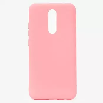 Чехол-накладка - SC176 для смартфона Xiaomi Redmi 8, силикон, песочно-розовый (113581)