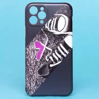 Чехол-накладка SC185 для смартфона Apple iPhone 11 Pro, силикон, принт 001 (120685)