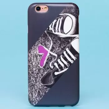 Чехол-накладка SC185 для смартфона Apple iPhone 6/6S, силикон, принт 001 (120730)