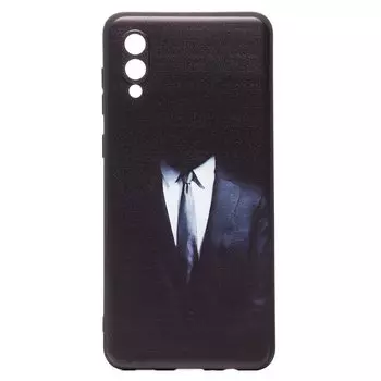 Чехол-накладка SC185 для смартфона Samsung SM-A022 Galaxy A02, силикон, принт 014 (134010)