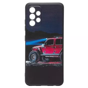 Чехол-накладка SC185 для смартфона Samsung SM-A325 Galaxy A32 4G, силикон, принт 013 (134024)