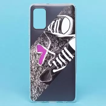 Чехол-накладка SC185 для смартфона Samsung SM-A415 Galaxy A41, силикон, рисунок 001 (120901)