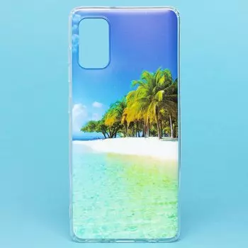 Чехол-накладка SC185 для смартфона Samsung SM-A415 Galaxy A41, силикон, рисунок 008 (120908)