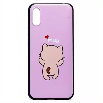 Чехол-накладка SC185 для смартфона Xiaomi Redmi 9A/Redmi 9i, силикон, принт 019 (204054)