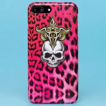 Чехол-накладка SC187 для смартфона Apple iPhone 7 Plus/8 Plus, силикон, рисунок (005) (121521)