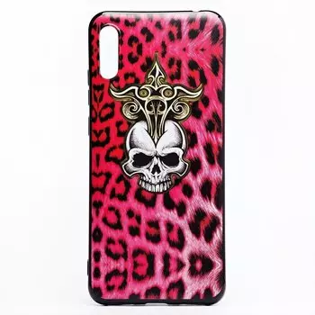 Чехол-накладка SC187 для смартфона Huawei Honor 8A Play, силикон, рисунок (005) (125876)