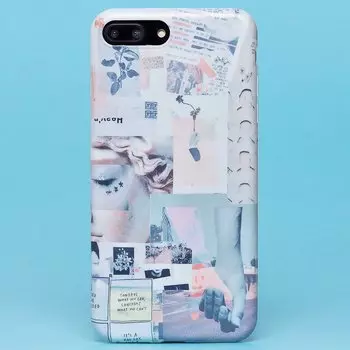 Чехол-накладка SC188 для смартфона Apple iPhone 7 Plus/8 Plus, силикон, рисунок (006) (121276)