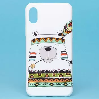 Чехол-накладка SC188 для смартфона Apple iPhone XS Max, силикон, рисунок (001) (121307)