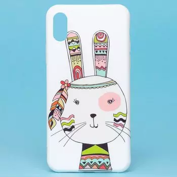 Чехол-накладка SC188 для смартфона Apple iPhone XS Max, силикон, рисунок (003) (121309)