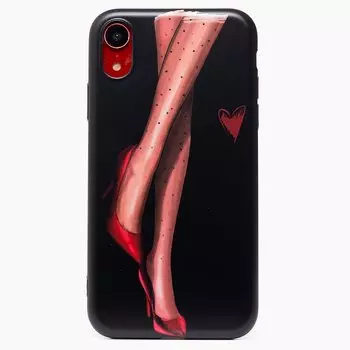 Чехол-накладка SC195 для смартфона Apple iPhone XR, силикон, рисунок (006) (122196)