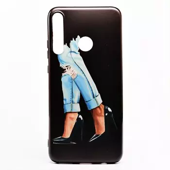 Чехол-накладка SC195 для смартфона Huawei Honor 9C/Huawei P40 Lite E, силикон, рисунок (004) (122250)