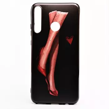 Чехол-накладка SC195 для смартфона Huawei Honor 9C/Huawei P40 Lite E, силикон, рисунок (006) (122252)