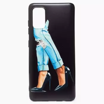 Чехол-накладка SC195 для смартфона Samsung SM-A415 Galaxy A41, силикон, рисунок 004 (122292)