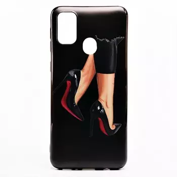 Чехол-накладка SC195 для смартфона Samsung SM-M215 Galaxy M21/SM-M307 Galaxy M30s, силикон, рисунок 001 (122324)