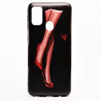 Чехол-накладка SC195 для смартфона Samsung SM-M215 Galaxy M21/SM-M307 Galaxy M30s, силикон, рисунок 006 (122329)