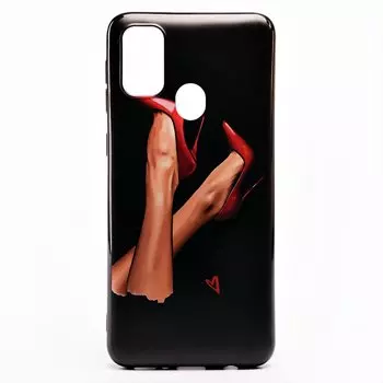 Чехол-накладка SC195 для смартфона Samsung SM-M215 Galaxy M21/SM-M307 Galaxy M30s, силикон, рисунок 007 (122330)