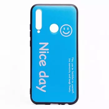 Чехол-накладка SC201 для смартфона Huawei Honor 20e, синий (125023)