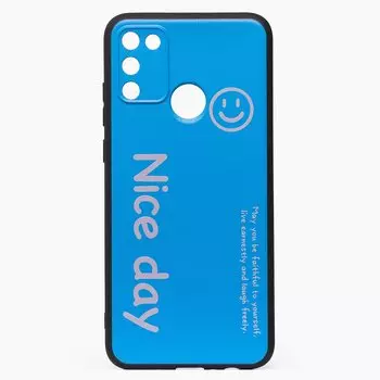 Чехол-накладка SC201 для смартфона Huawei Honor 9A, синий (124368)