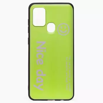 Чехол-накладка SC201 для смартфона Samsung SM-A217 Galaxy A21s, зеленый (124378)