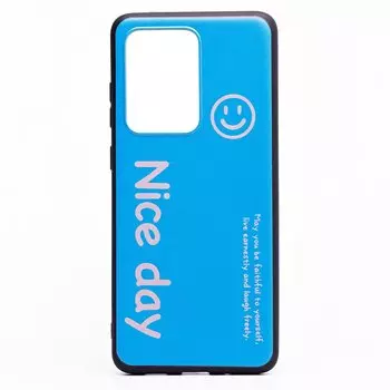 Чехол-накладка SC201 для смартфона Samsung SM-G988 Galaxy S20 Ultra, синий (124431)