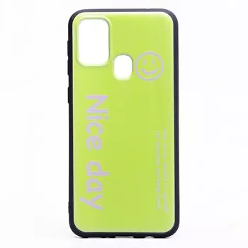 Чехол-накладка SC201 для смартфона Samsung SM-M315 Galaxy M31, зеленый (124396)