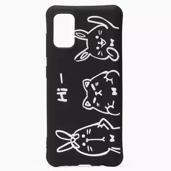 Чехол-накладка SC203 для смартфона Samsung SM-A415 Galaxy A41, силикон, принт 012 (123931)