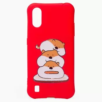 Чехол-накладка SC203 для смартфона Samsung SM-M015 Galaxy M01/SM-A015 Galaxy A01, силикон, принт 008 (123951)