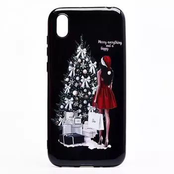 Чехол-накладка SC204 для смартфона Huawei Honor 8S/Honor 8S Prime/Y5 2019, силикон, принт 004 (124069)