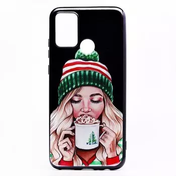 Чехол-накладка SC204 для смартфона Huawei Honor 9A, силикон, принт 005 (124076)