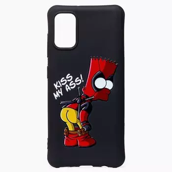 Чехол-накладка SC209 для смартфона Samsung SM-A415 Galaxy A41, силикон, рисунок 002 (124721)