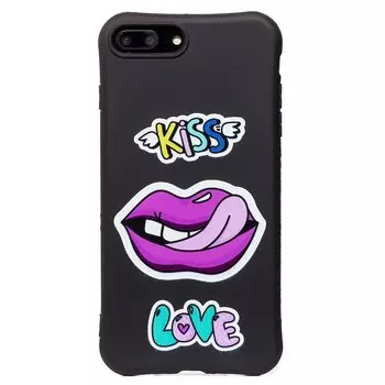 Чехол-накладка SC210 для смартфона Apple iPhone 7 Plus/8 Plus, силикон, рисунок (005) (124932)