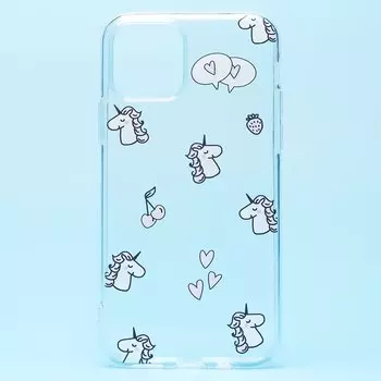 Чехол-накладка SC224 для смартфона Apple iPhone 11 Pro, силикон, рисунок (001) (128527)