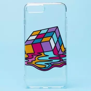 Чехол-накладка SC225 для смартфона Apple iPhone 7 Plus/8 Plus, силикон, принт 001 (129302)